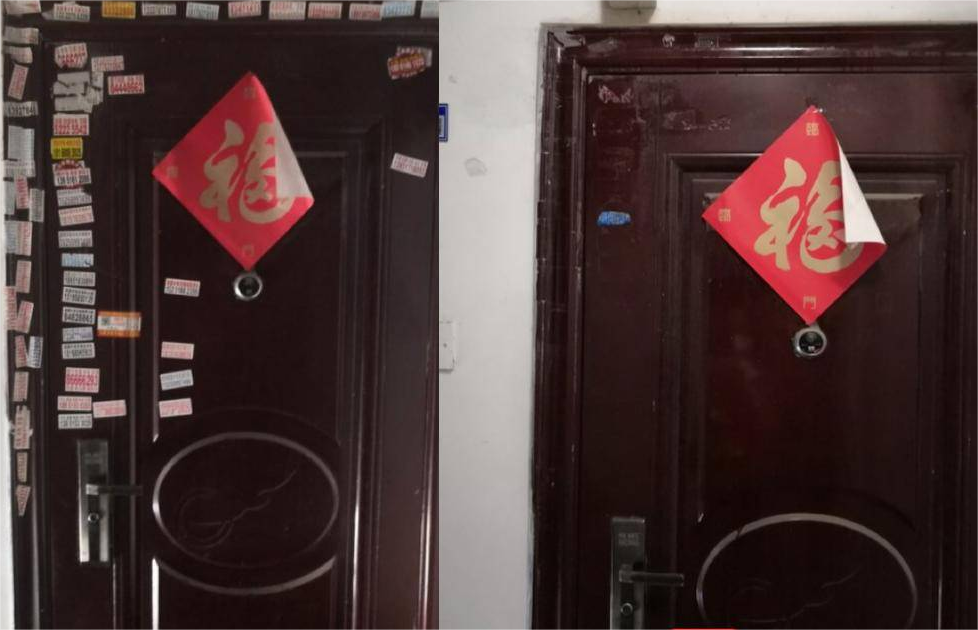 防盜門上的廣告貼紙怎么快速去除？防盜安全門保養(yǎng)妙招